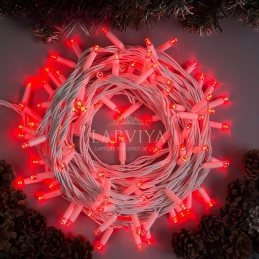 Beyaz kablolu kırmızı dış mekan ip LED