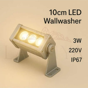 10CM 3W Wallwasher Günışığı