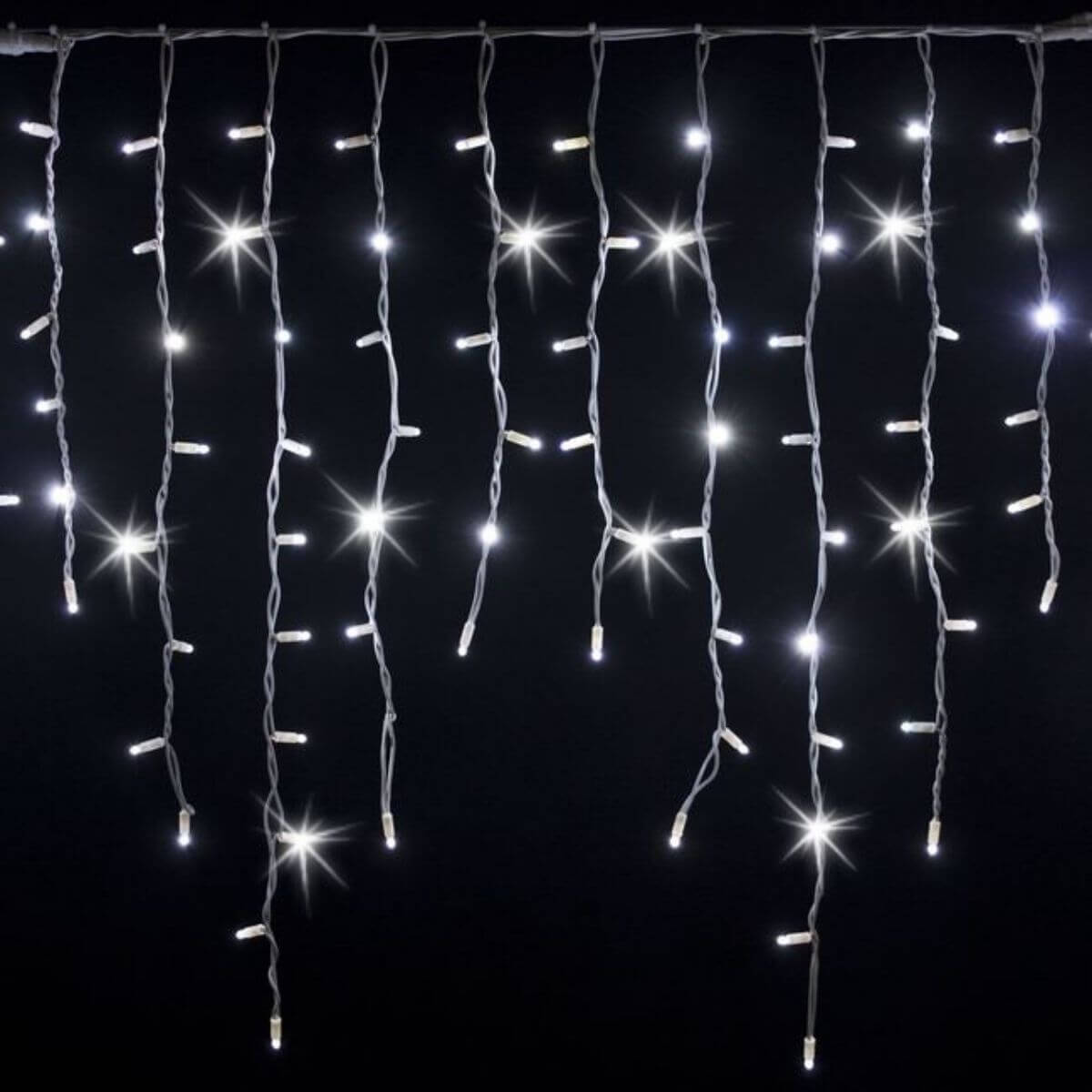 2 Metre 152 Ledli Saçak LED 100x80x60cm Beyaz (Flaşlı)