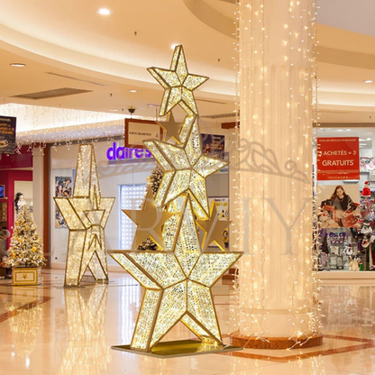 LED Yıldız Dekorasyonu, 350cm