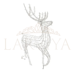 3D Geyik Figürü, 115x195 cm, LED Aydınlatmalı