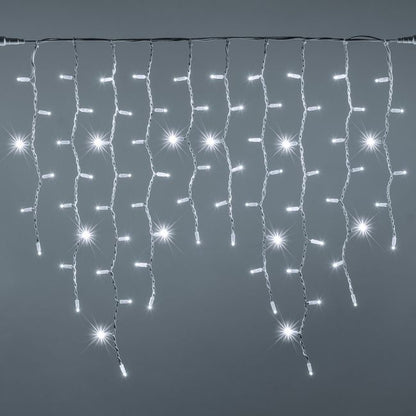 Dış Mekan Saçak LED 93 Ledli Beyaz ( Beyaz Flaşlı) (70x50x30cm)