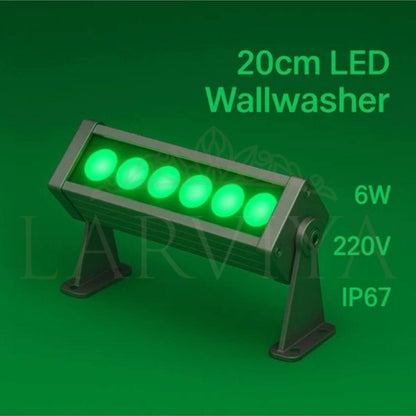 20CM 6W LED Wallwasher Yeşil