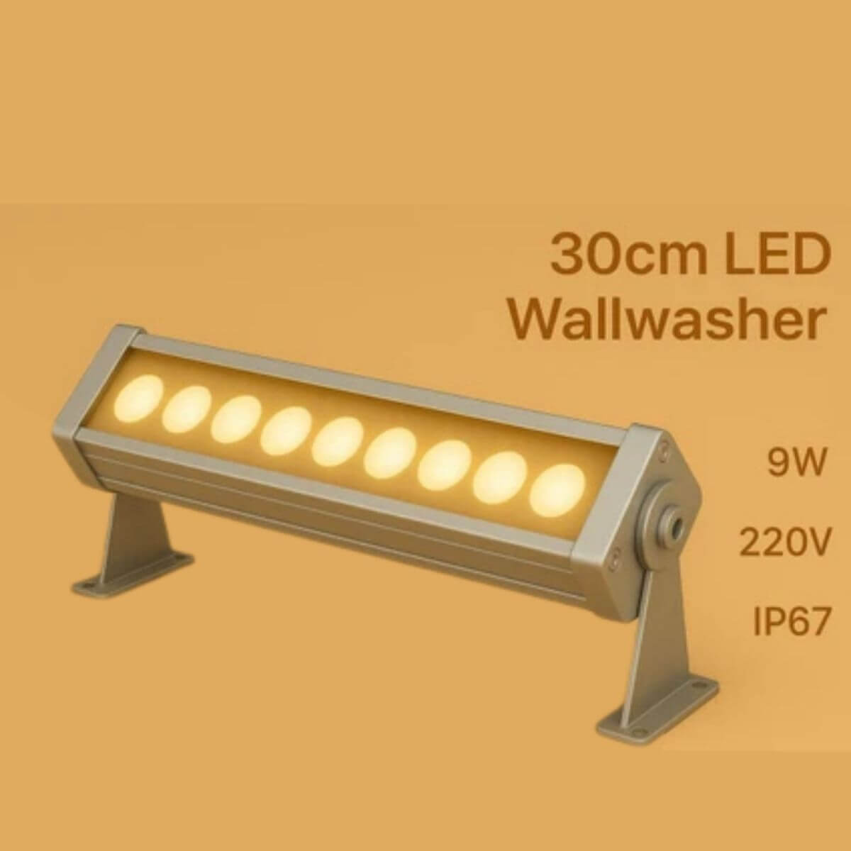 30CM 9W LED Wallwasher Günışığı
