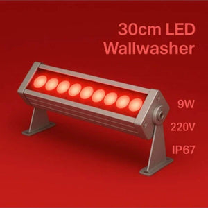 30CM 9W LED Wallwasher Kırmızı