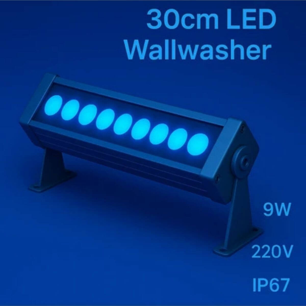 30CM 9W LED Wallwasher Mavi