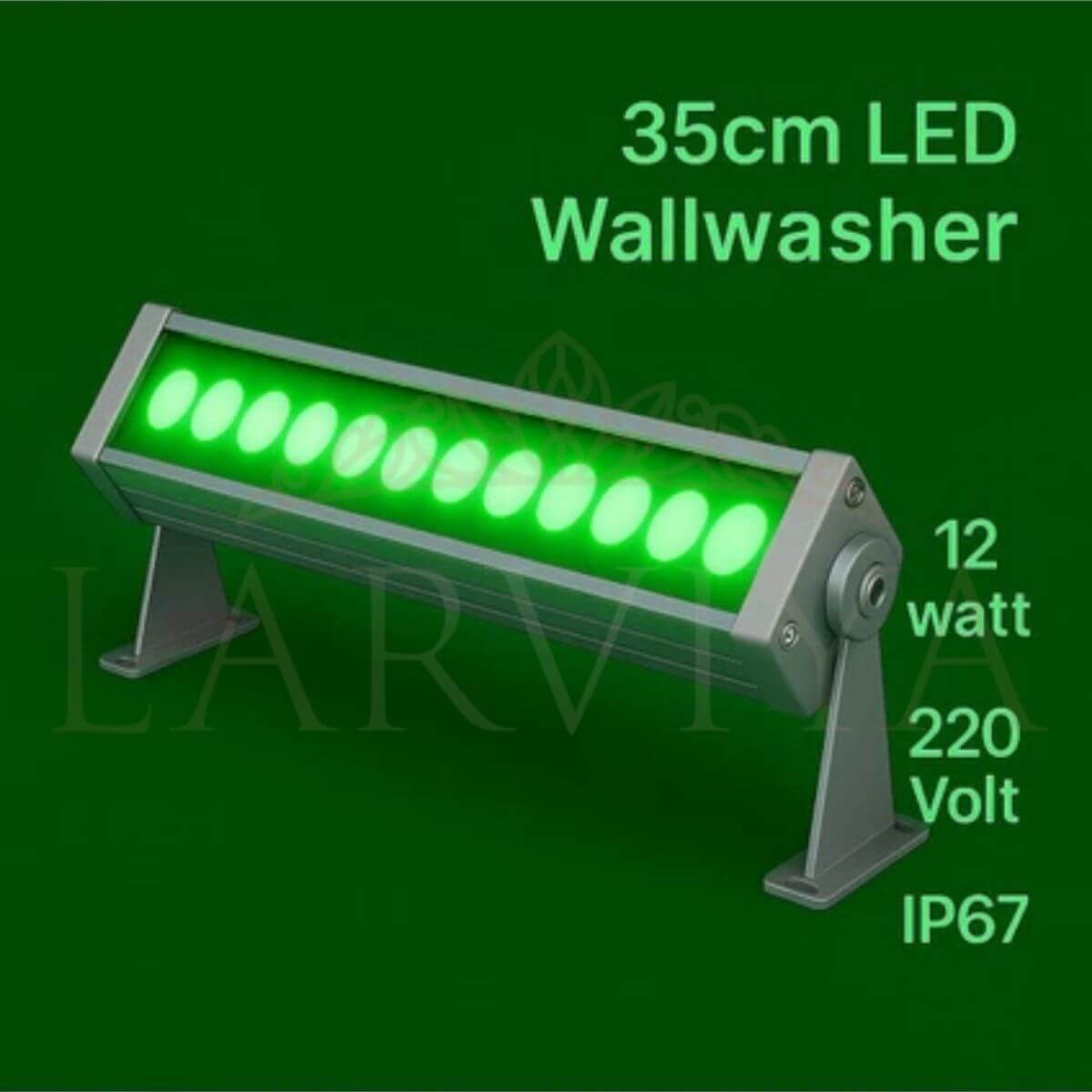 35CM 12W LED Wallwasher Yeşil