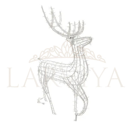 3D Geyik Figürü, 115x190cm, LED Aydınlatmalı