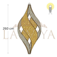 LED Spiral Dekorasyonu, 260cm