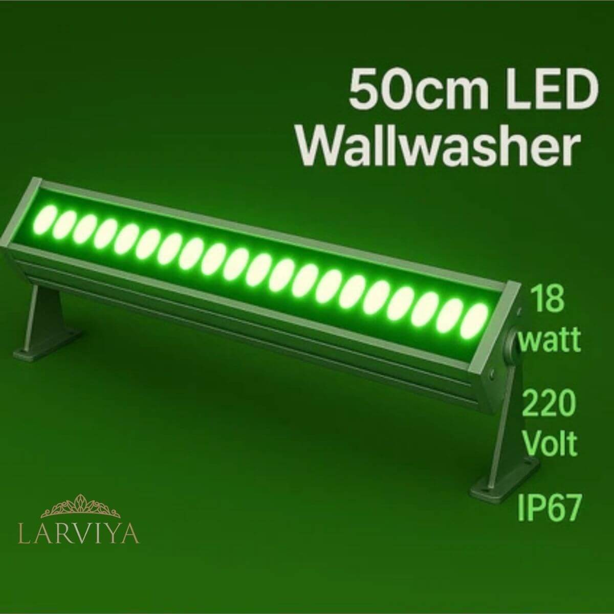 50CM 18W LED Wallwasher Yeşil