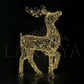 3D Geyik Figürü, 200x300cm, LED Aydınlatmalı