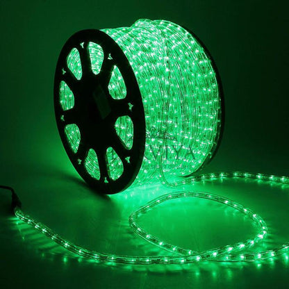 Cuerda LED verde de 13 mm