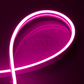 12V Neon LED Pembe