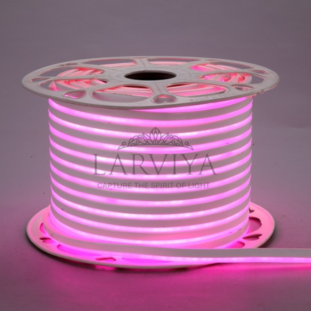 220V Neon LED Pembe