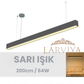 Linear LED Aydınlatma, 200cm, 64W
