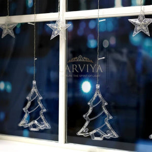 Çam Ağacı +Yıldız Saçak LED RGB