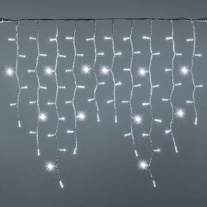 Dış Mekan Saçak LED 93 Ledli Beyaz ( Beyaz Flaşlı) (70x50x30cm)