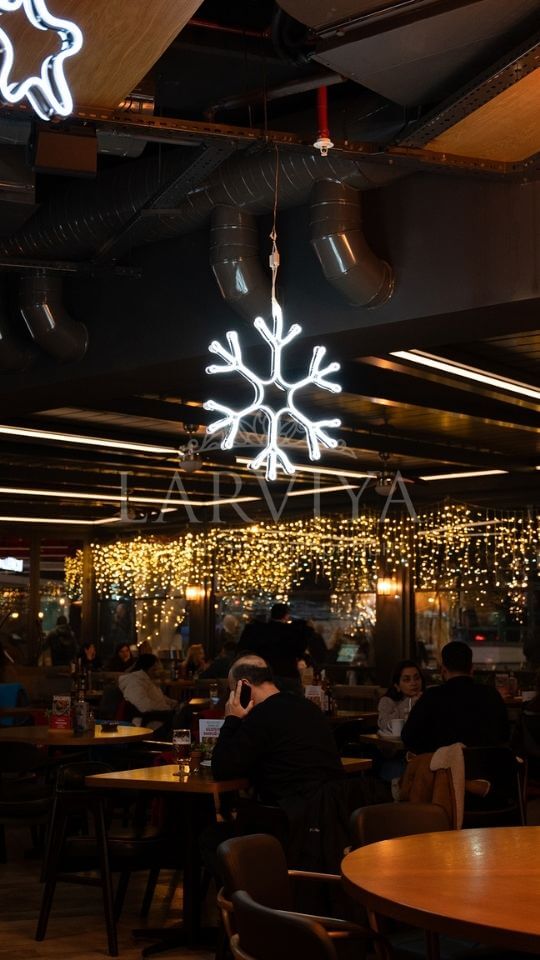 kar tanesi led aydınlatma